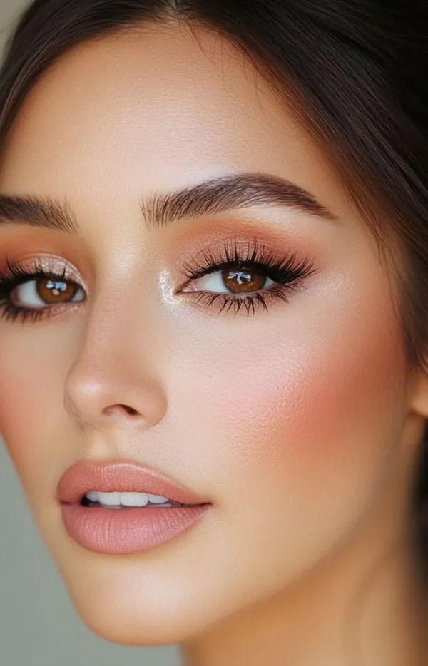 Makeup for a girl attending a wedding 6