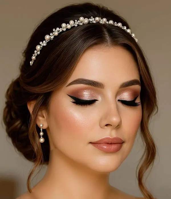 Makeup for a girl attending a wedding 8