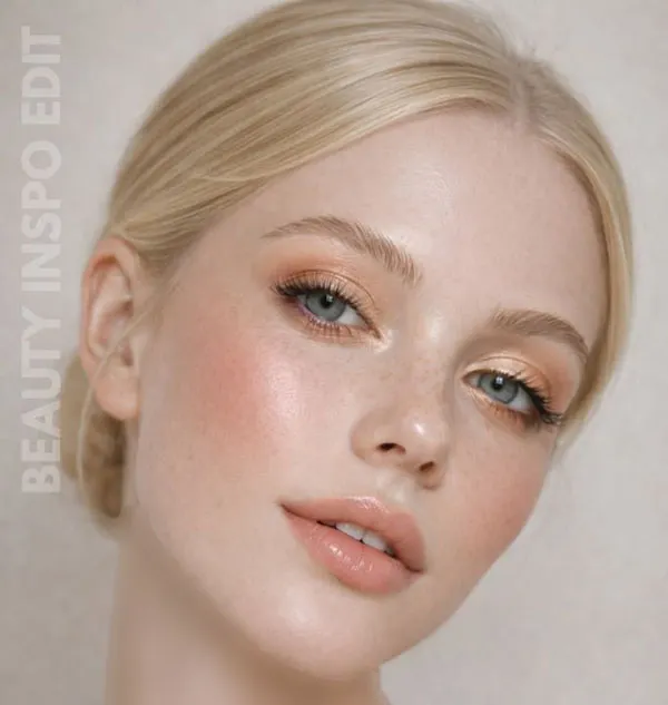 32 مدل آرایش صورت گرد دخترانه؛ ترفندهای ساده برای زاویهسازی چهره! 30 Makeup for a round face 26