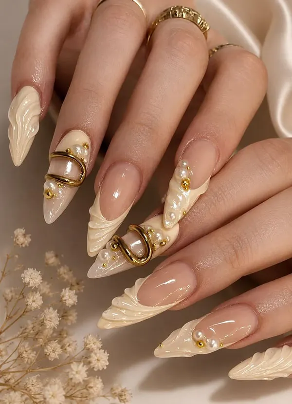 Nail designs for weddings 13