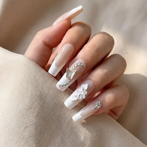 Nail designs for weddings 17
