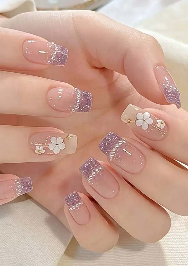 Nail designs for weddings 19