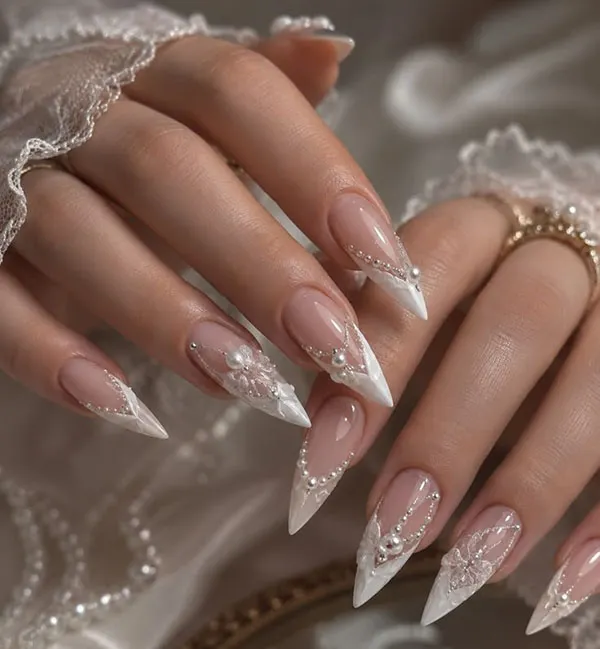 Nail designs for weddings 22