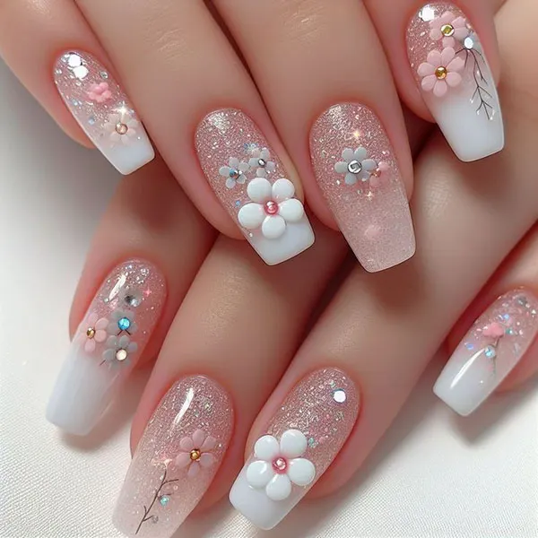 Nail designs for weddings 25