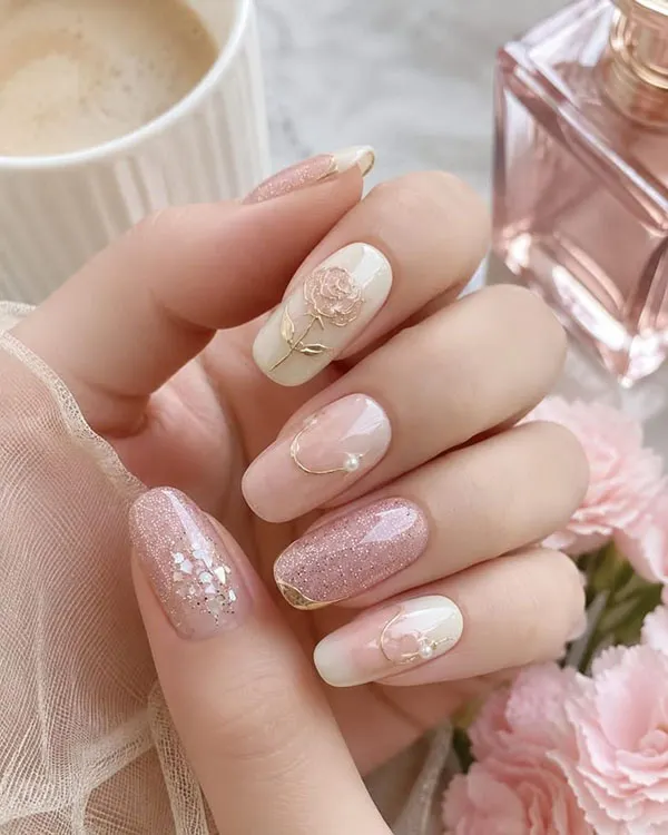 Nail designs for weddings 26