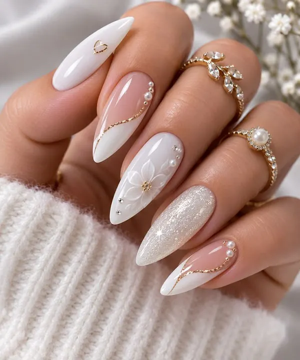 Nail designs for weddings 6