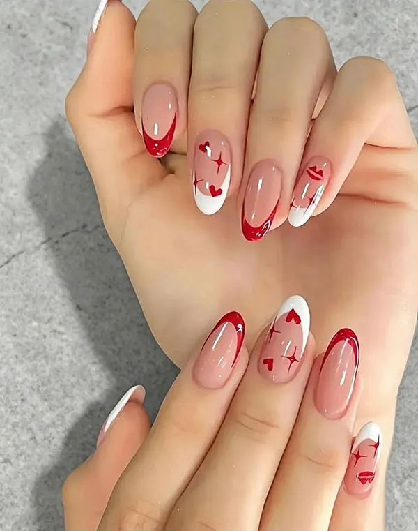 New French nail designs 2