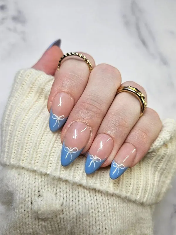 New French nail designs 4