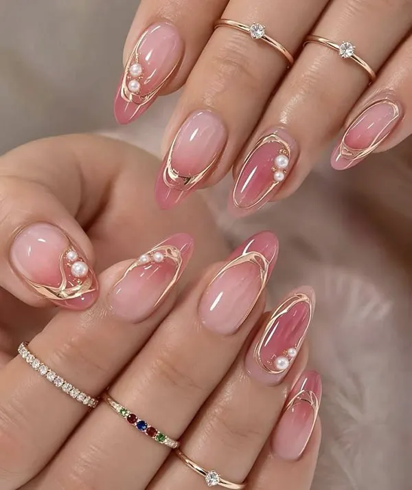 New French nail designs 5