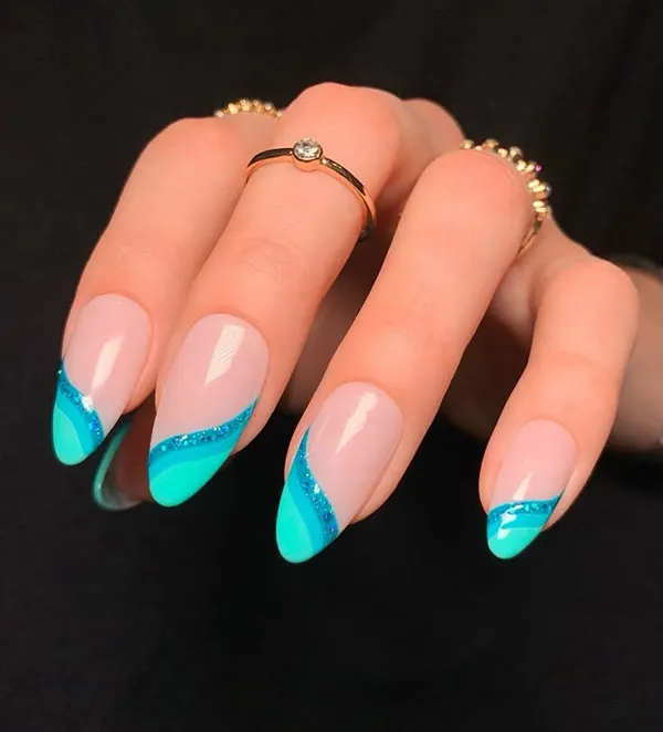 New French nail designs 7