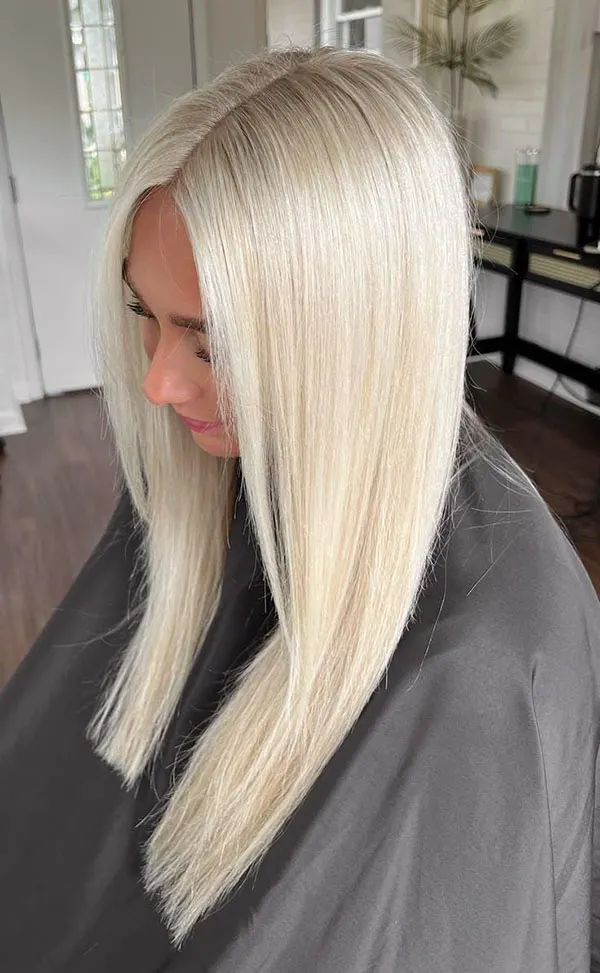 New blonde hair color for girls 3