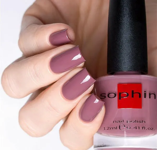 New dusty pink nail designs 10