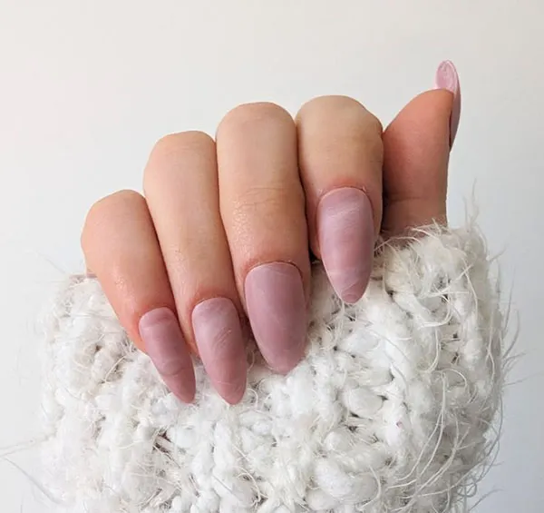 New dusty pink nail designs 23