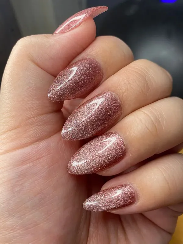 New dusty pink nail designs 26