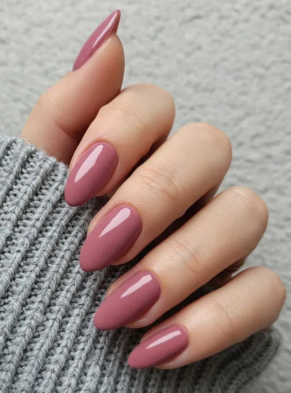 New dusty pink nail designs 8