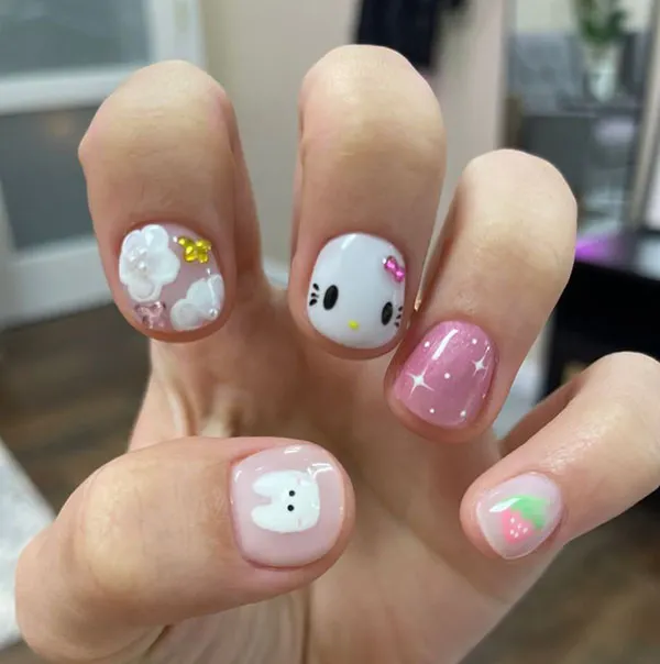 New nail designs for children 8
