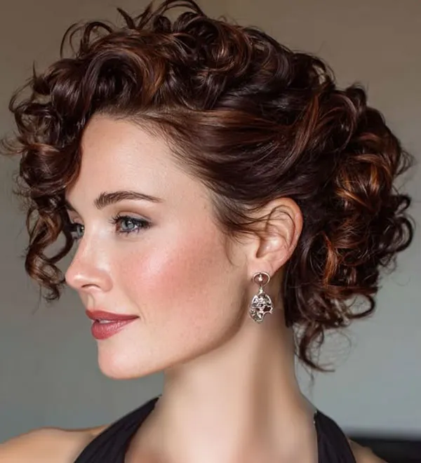 New short curly hairstyle 12