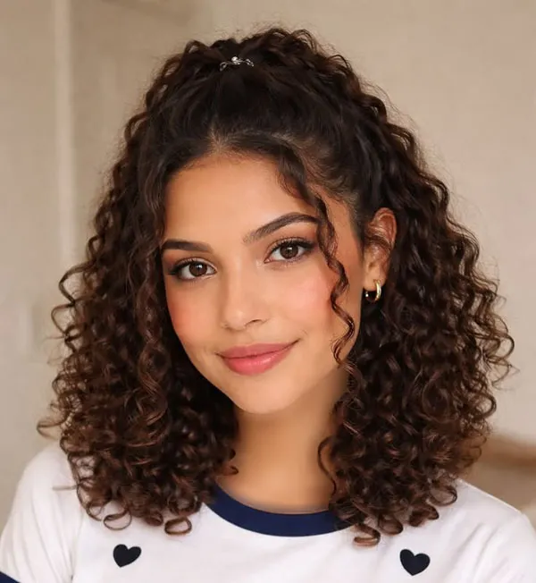 New short curly hairstyle 3