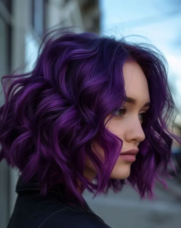 Purple hair color 1