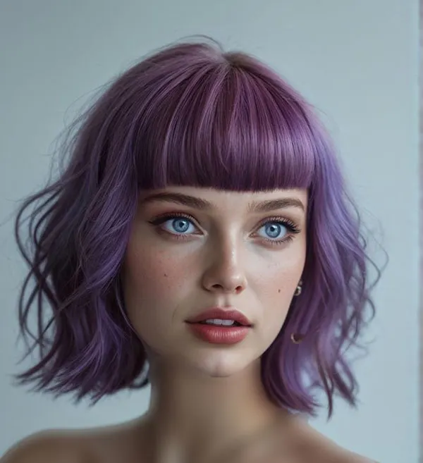 Purple hair color 14