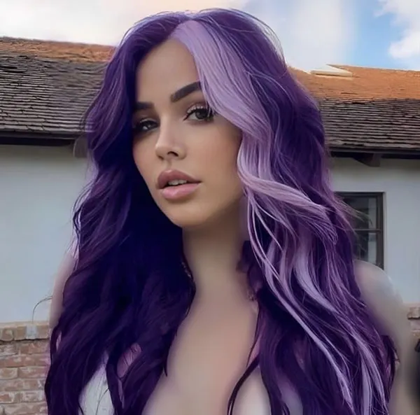 Purple hair color 15