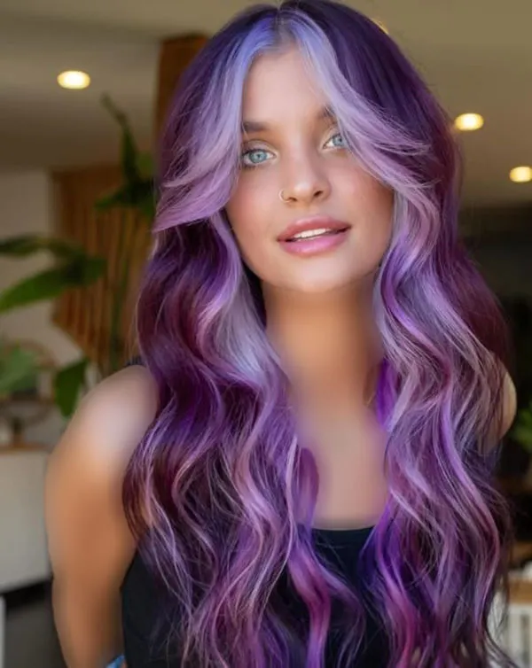 Purple hair color 17