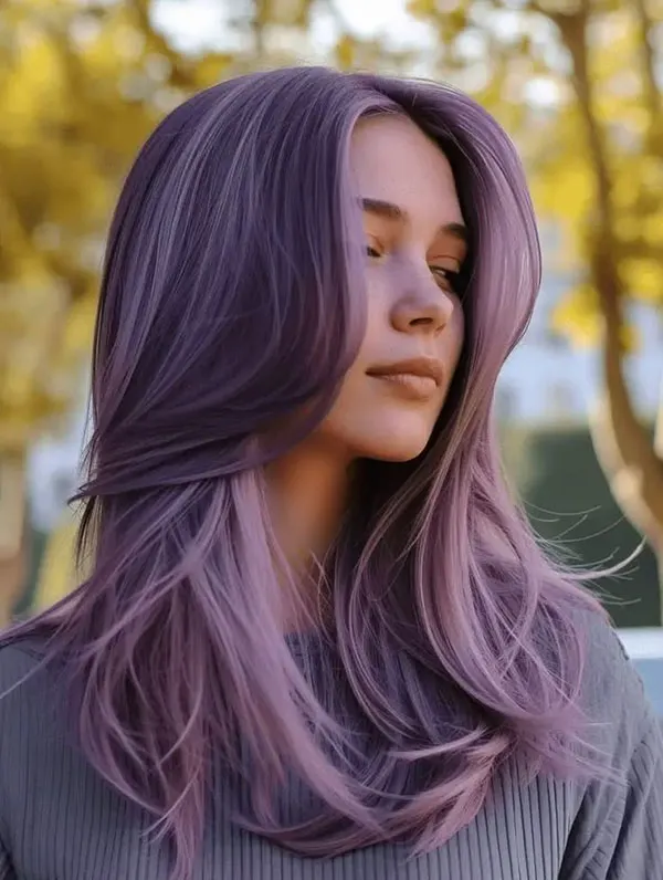 Purple hair color 2