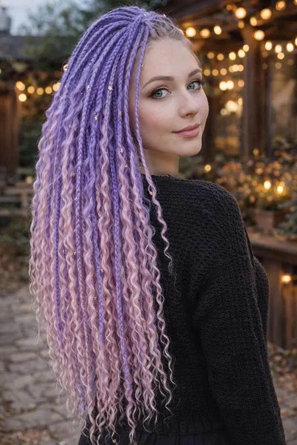 Purple hair color 23