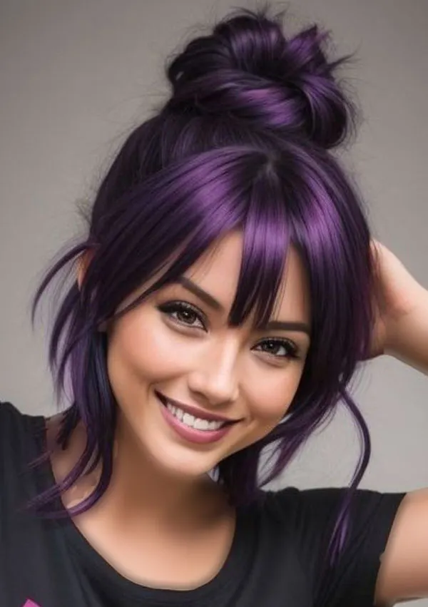 Purple hair color 28