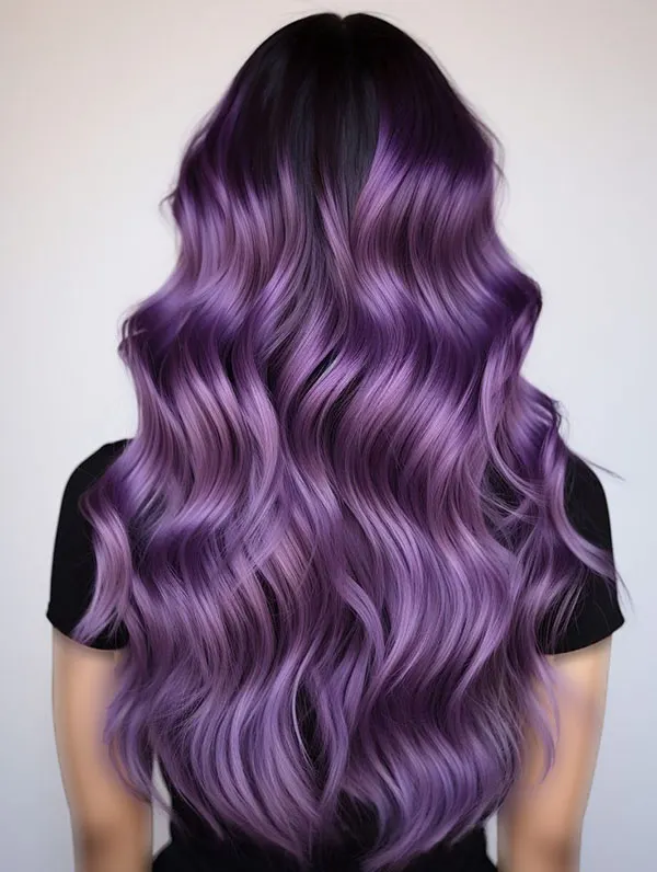 Purple hair color 29