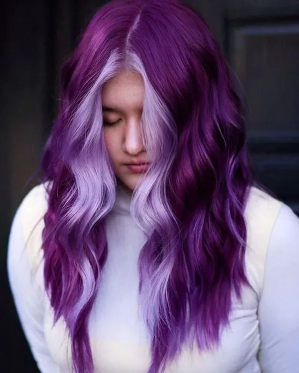 Purple hair color 4