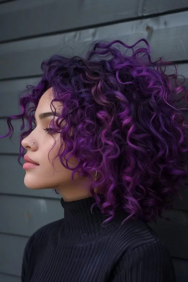 Purple hair color 5