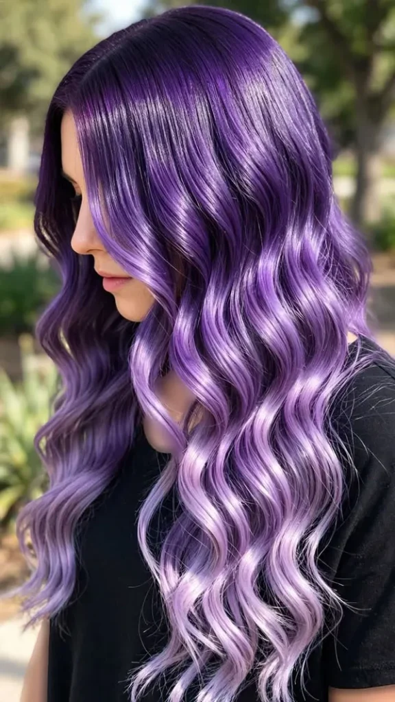 Purple hair color 8