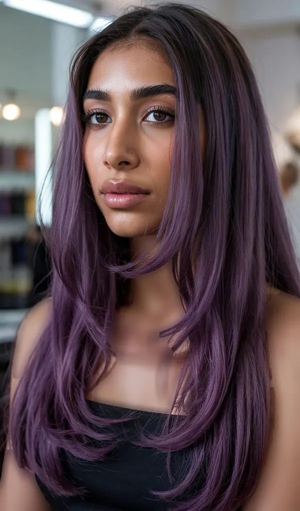 Purple hair color 9