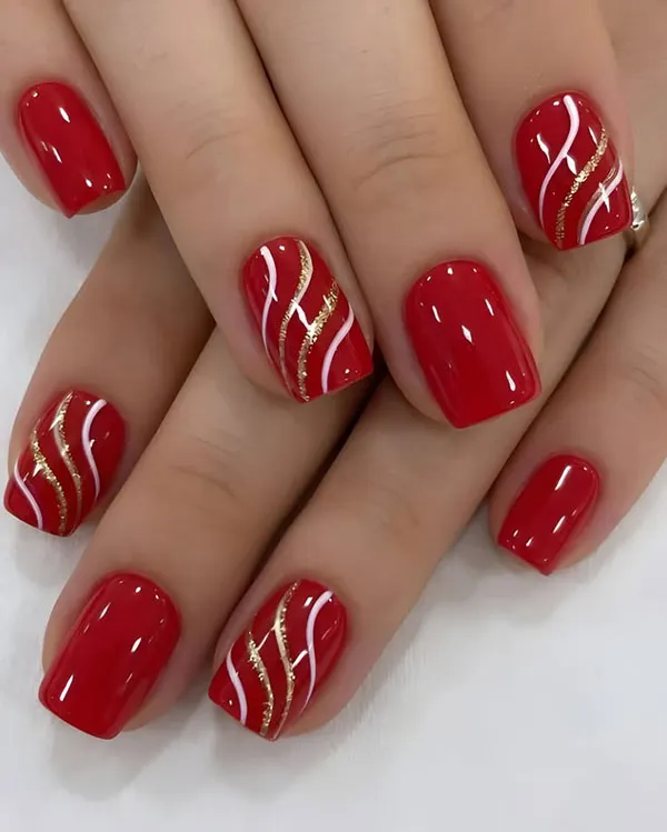 Red Nail Polish Designs 30