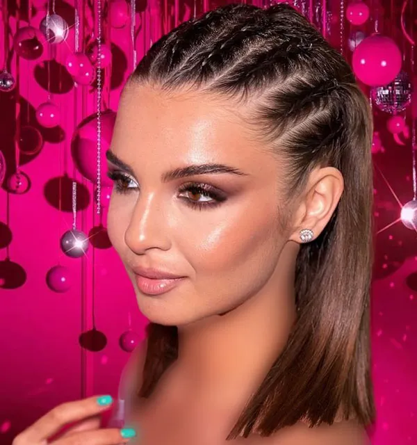 آموزش بافت موی کوتاه دخترانه؛ 30 مدل ساده که خودت میتونی ببافی! 20 Short Hair Braiding Tutorial 16