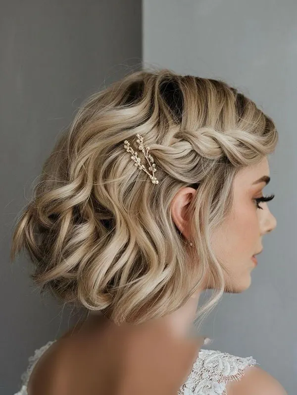 آموزش بافت موی کوتاه دخترانه؛ 30 مدل ساده که خودت میتونی ببافی! 24 Short Hair Braiding Tutorial 22