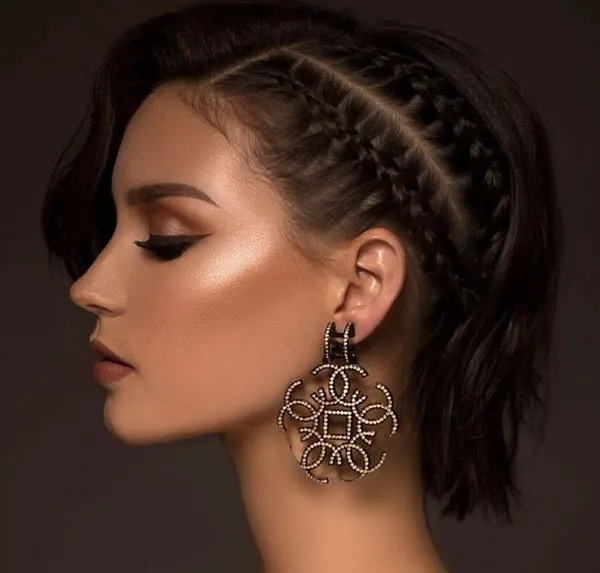 آموزش بافت موی کوتاه دخترانه؛ 30 مدل ساده که خودت میتونی ببافی! 9 Short Hair Braiding Tutorial 6