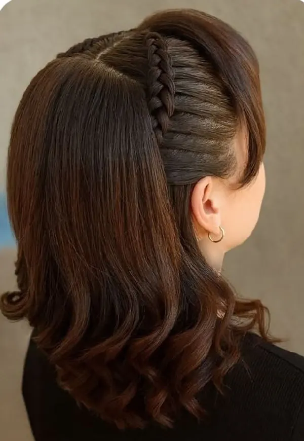 آموزش بافت موی کوتاه دخترانه؛ 30 مدل ساده که خودت میتونی ببافی! 10 Short Hair Braiding Tutorial 7