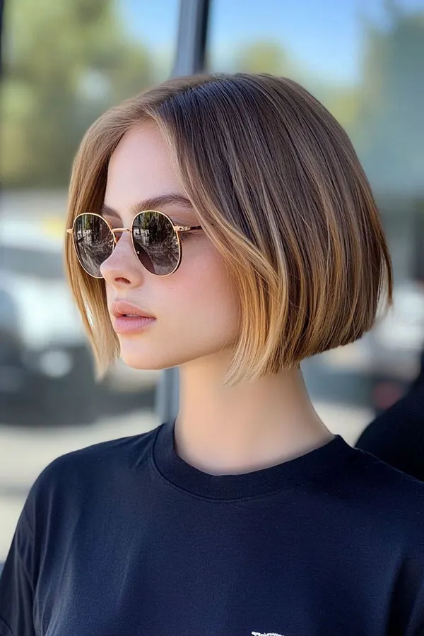 هایلایت موی کوتاه دخترانه؛ 30 ایده شیک که چهرهات را متفاوت میکند! 31 Short hair highlights 28