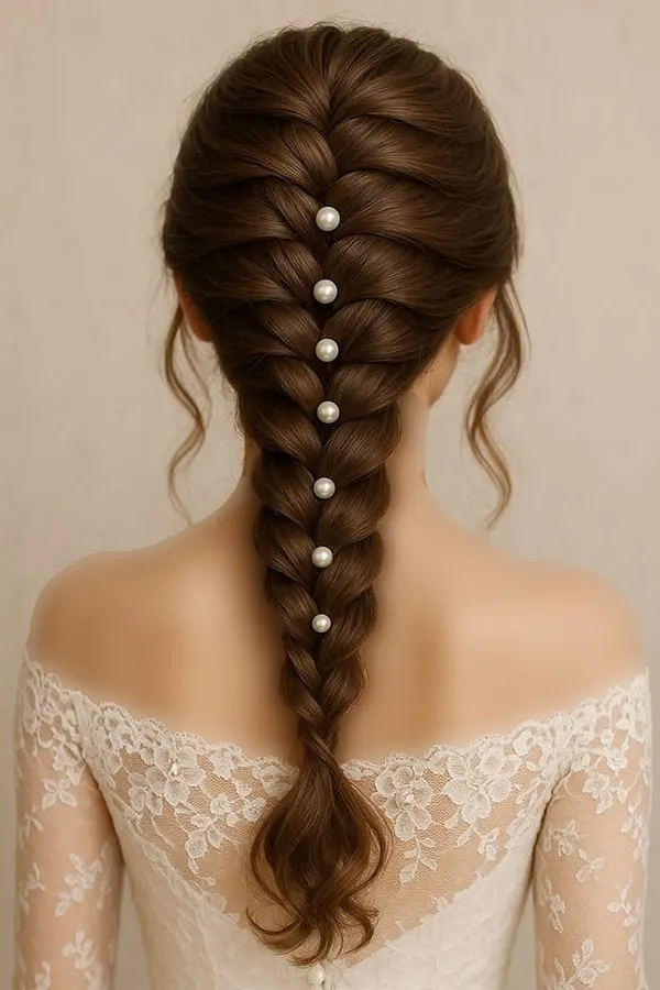 Simple and beautiful hair braid 1