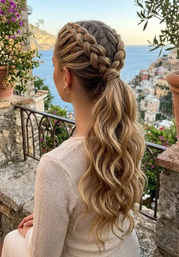 Simple and beautiful hair braid 7