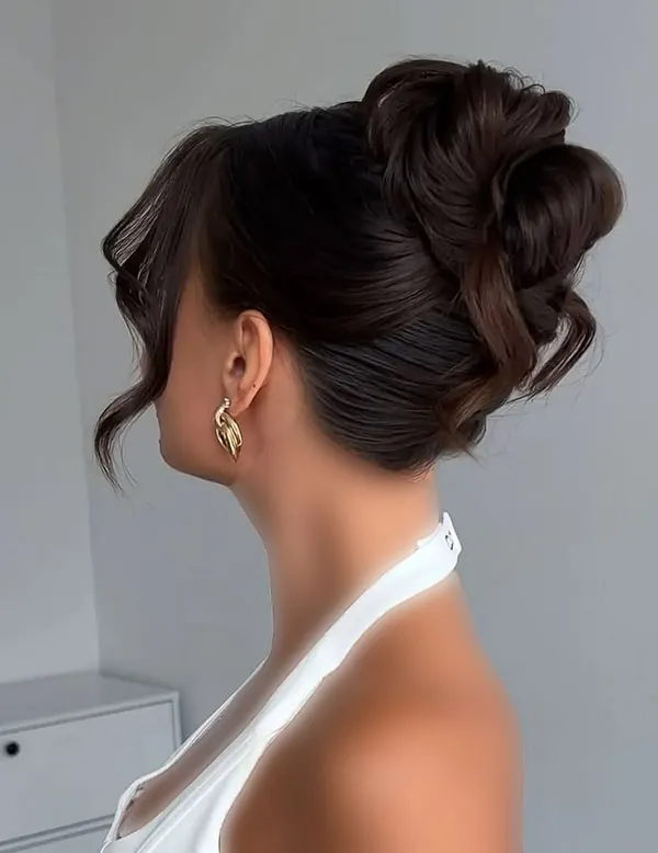 Simple formal updo hairstyle 1