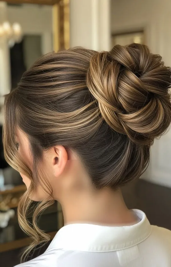 Simple formal updo hairstyle 11