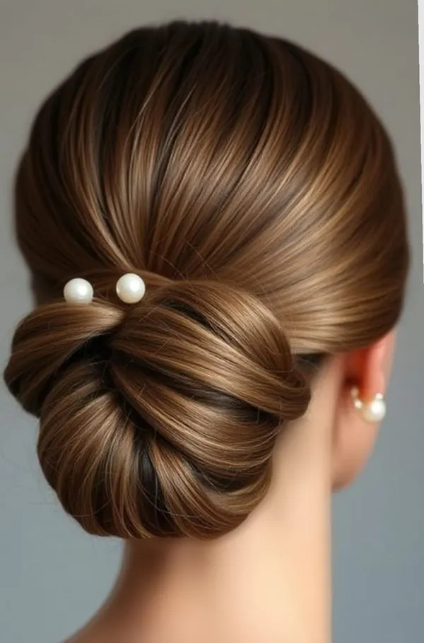 Simple formal updo hairstyle 13
