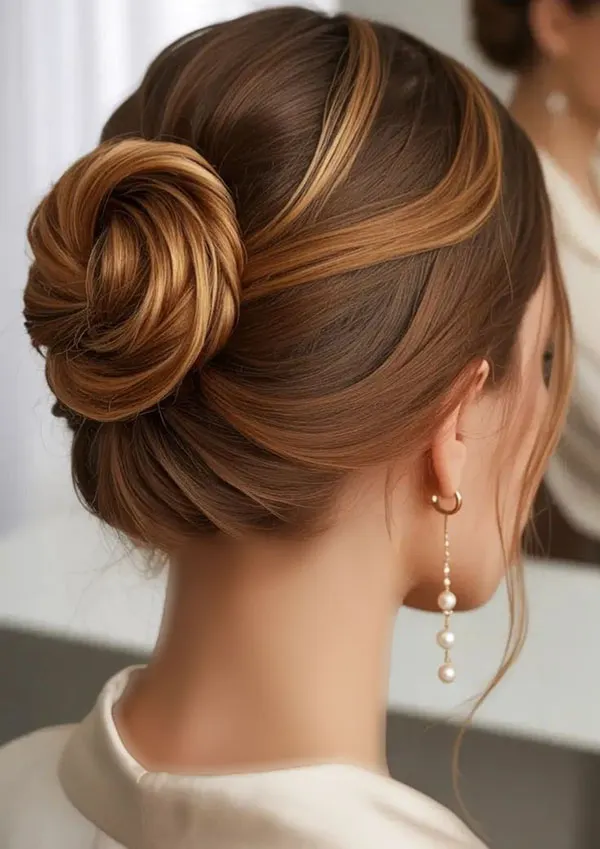 Simple formal updo hairstyle 17