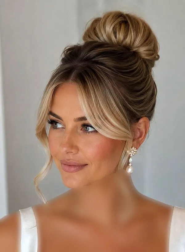 Simple formal updo hairstyle 19