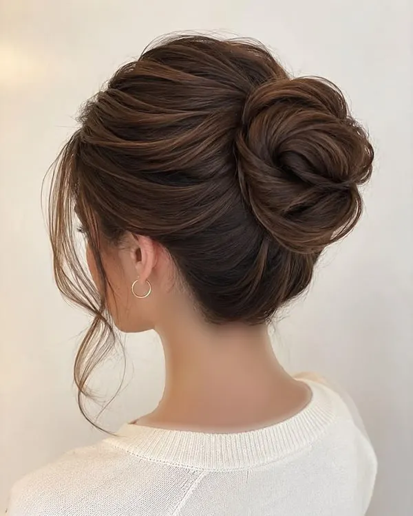 Simple formal updo hairstyle 20