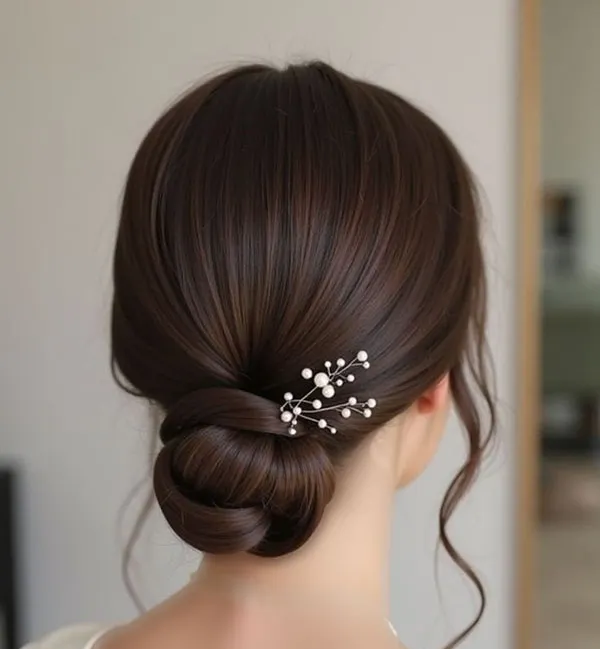 Simple formal updo hairstyle 22