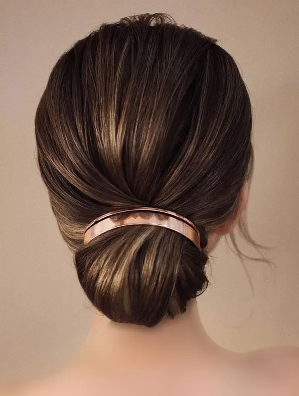 Simple formal updo hairstyle 23